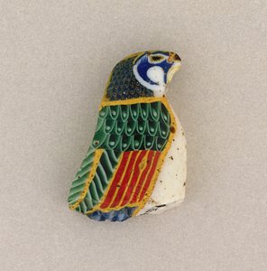 Erimiş mozaik plak, Ptolemaios döneminden Roma dönemine, MÖ 100-100 AD (cam)